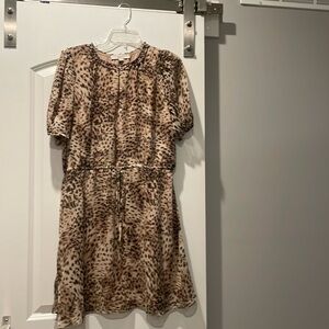 Women’s animal print dress from Loft